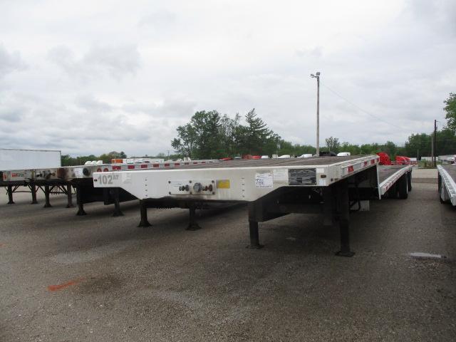 2012 TRANSCRAFT DTL-2100 53 Ft. Aluminum Combination Drop Deck