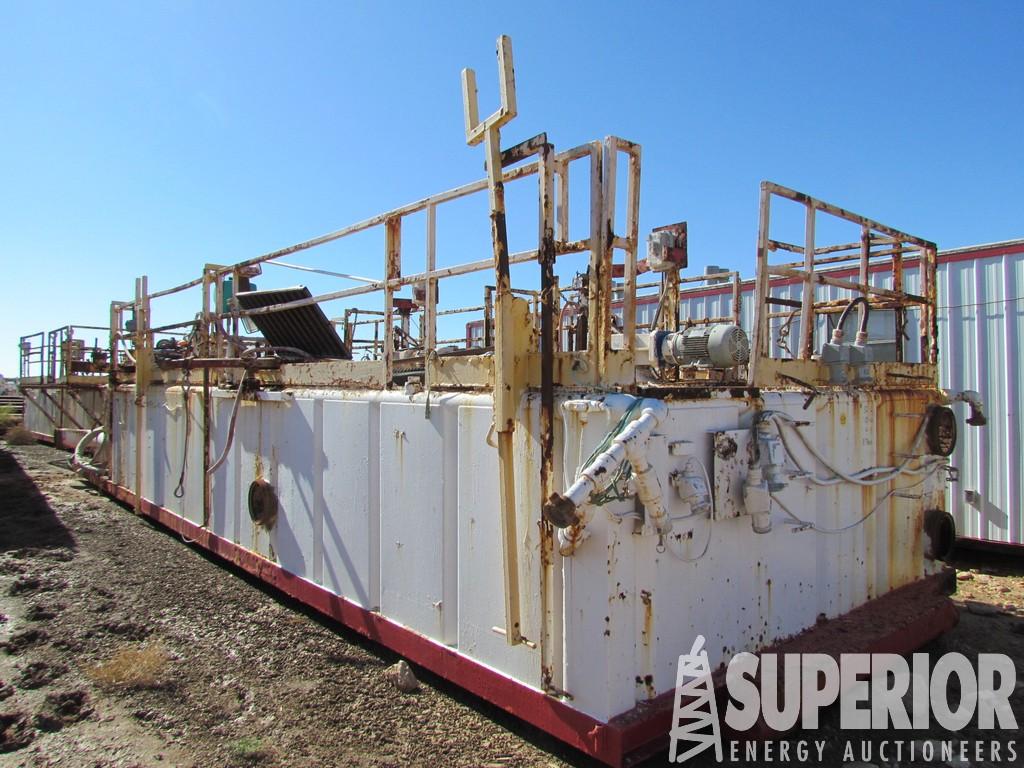 (3) Mud Tanks: 12'W x 4'H x 32