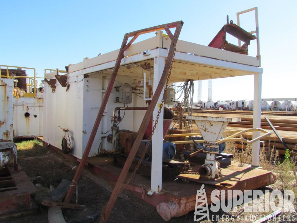 (3) Mud Tanks: 12'W x 4'H x 32