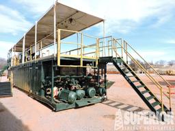 (x) 6'H x 10'W x 46'L 450-Bbl Crimped Steel Mud System