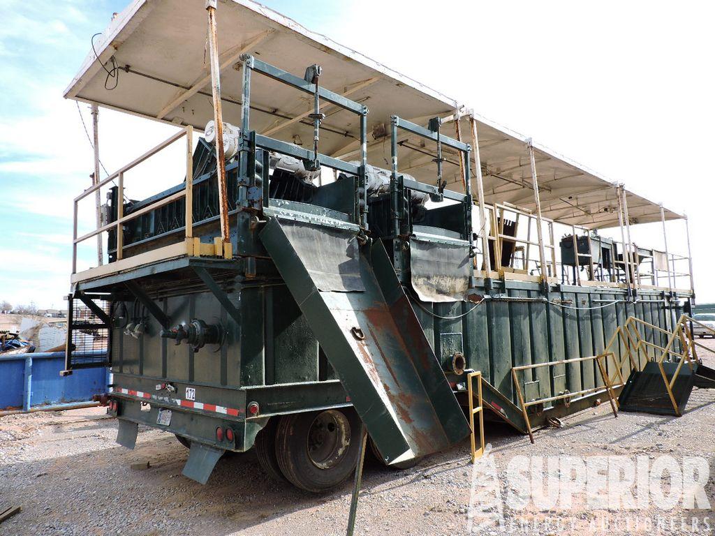 (x) 6'H x 10'W x 46'L 450-Bbl Crimped Steel Mud System