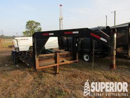 (21-31) BEELINE 7'W x 24'L GN T/A Equipment Traile