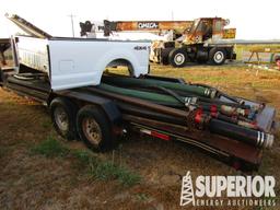 (21-31) BEELINE 7'W x 24'L GN T/A Equipment Traile