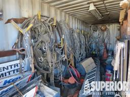 (20-12) 8'W x 20'L Tool Room w/ Hyd Hoses, Elec Co
