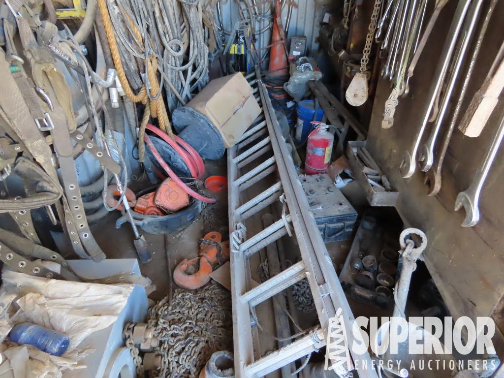 (20-12) 8'W x 20'L Tool Room w/ Hyd Hoses, Elec Co