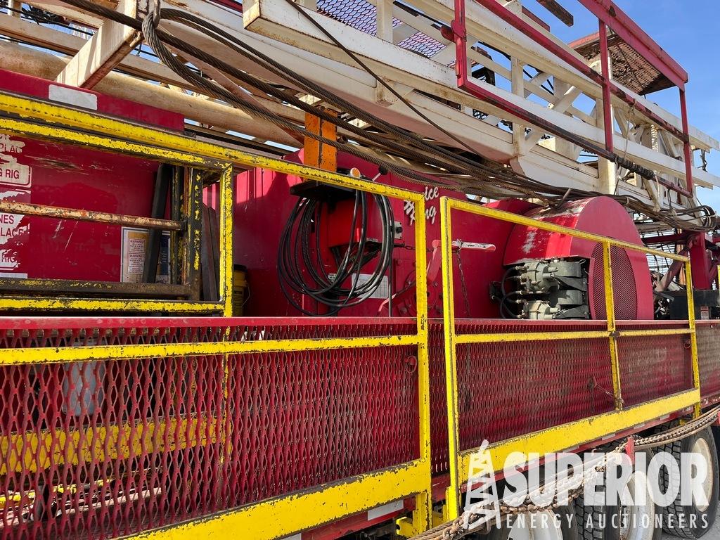 (1-3) 2014 SERVICE KING 575 D/D Back-In Well Servi
