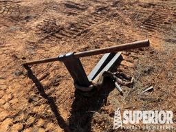 (3-118) (2) 4' Fork Attachments, (1) w/Hyd Quick C