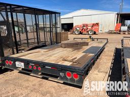 (x) (4-87) 2015 PJ 8'6"W x 18'6"L Utility Trailer,