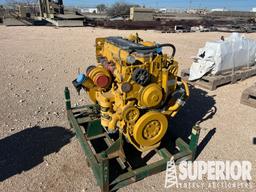 CAT C7 Diesel Eng, S/N-FMM09004, w/ Eng Stand (UNU