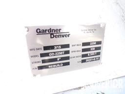 (17-10) GARDNER DENVER GD2250T Triplex Pump, S/N-2