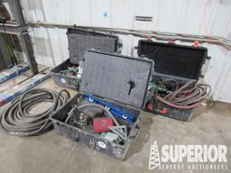 (3) SUNTEC 5-1212-0050 Air Op Hacksaws w/Air Hoses