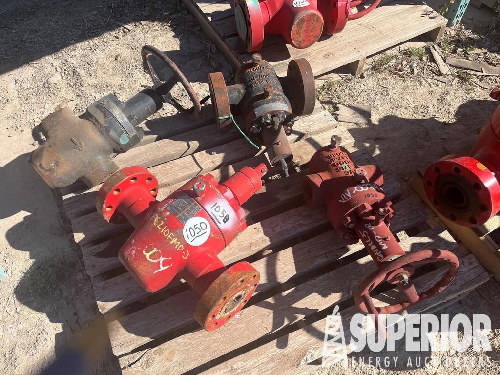 (4) Gate Valves, FC Type 2-1/16" 10,000#, 2-1/16"