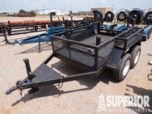 Shopbuilt 12'L T/A Bumper Hitch BOP Trailer w/ 2'H