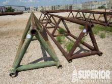 (2) 42"H x 28'L Triangular Pipe Racks