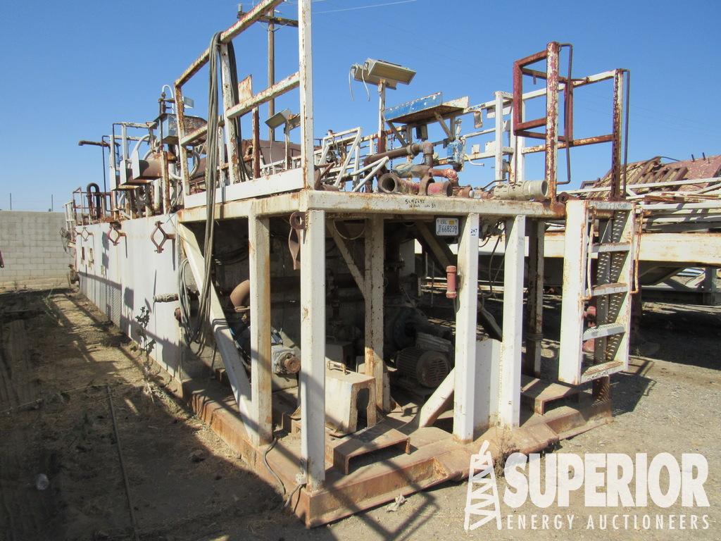 5'H x 9'6"W x 37'L 315-Bbl Mud Tank w/ SS Tank, To