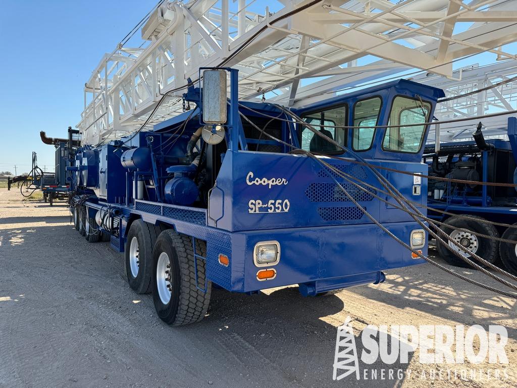 2015 COOPER SP550 Back-In Well Service Rig, S/N-19