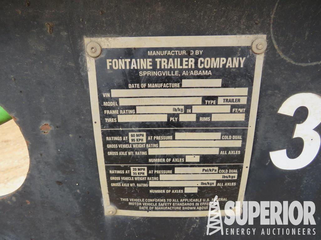 1999 FONTAINE 55-Ton 3-Axle RGN Lowboy