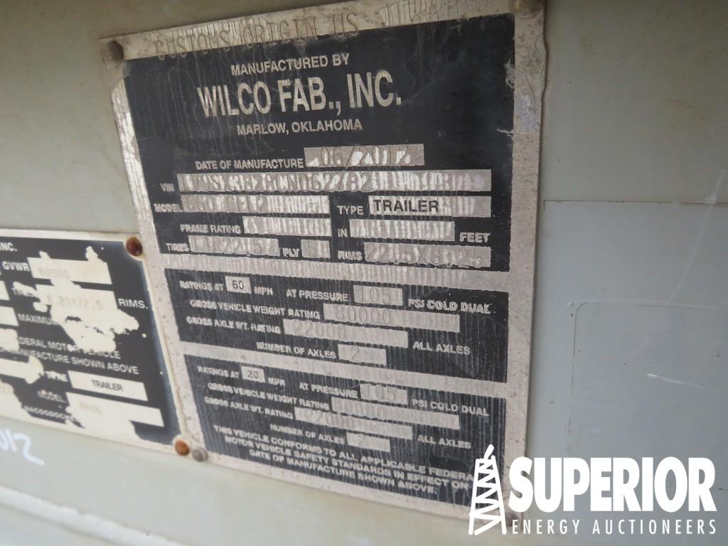 2012 WILCO T/A 660 CuFt Bulk Trailer