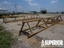 38"H x 30'L Triangular Pipe Racks