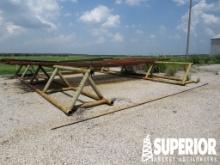 38"H x 30'L Triangular Pipe Racks