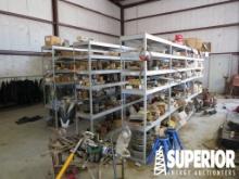 Shop Racks, w/ Lg Qty of Truck, Trailer...