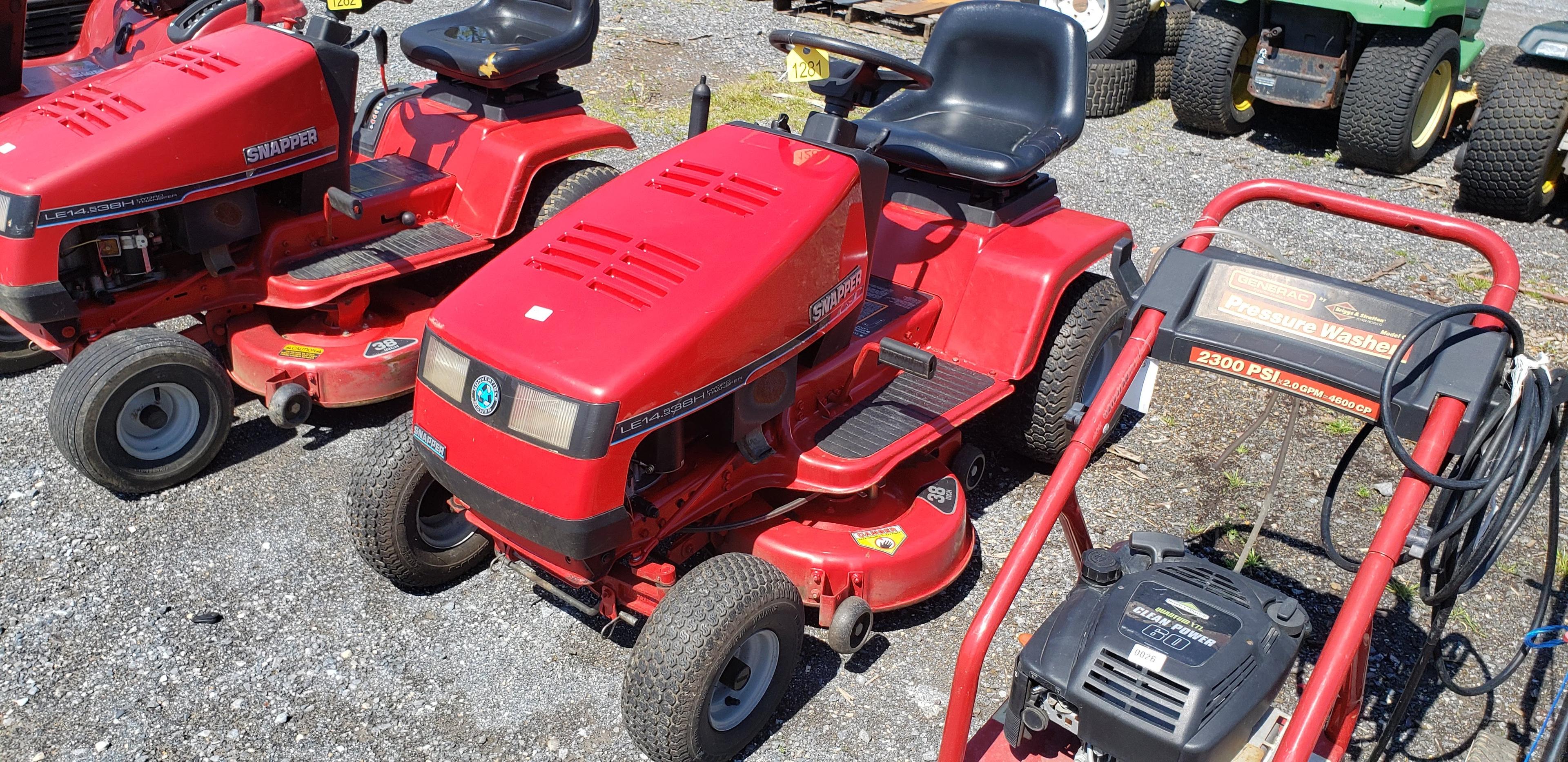 Snapper LE 14.5 38H Riding Mower