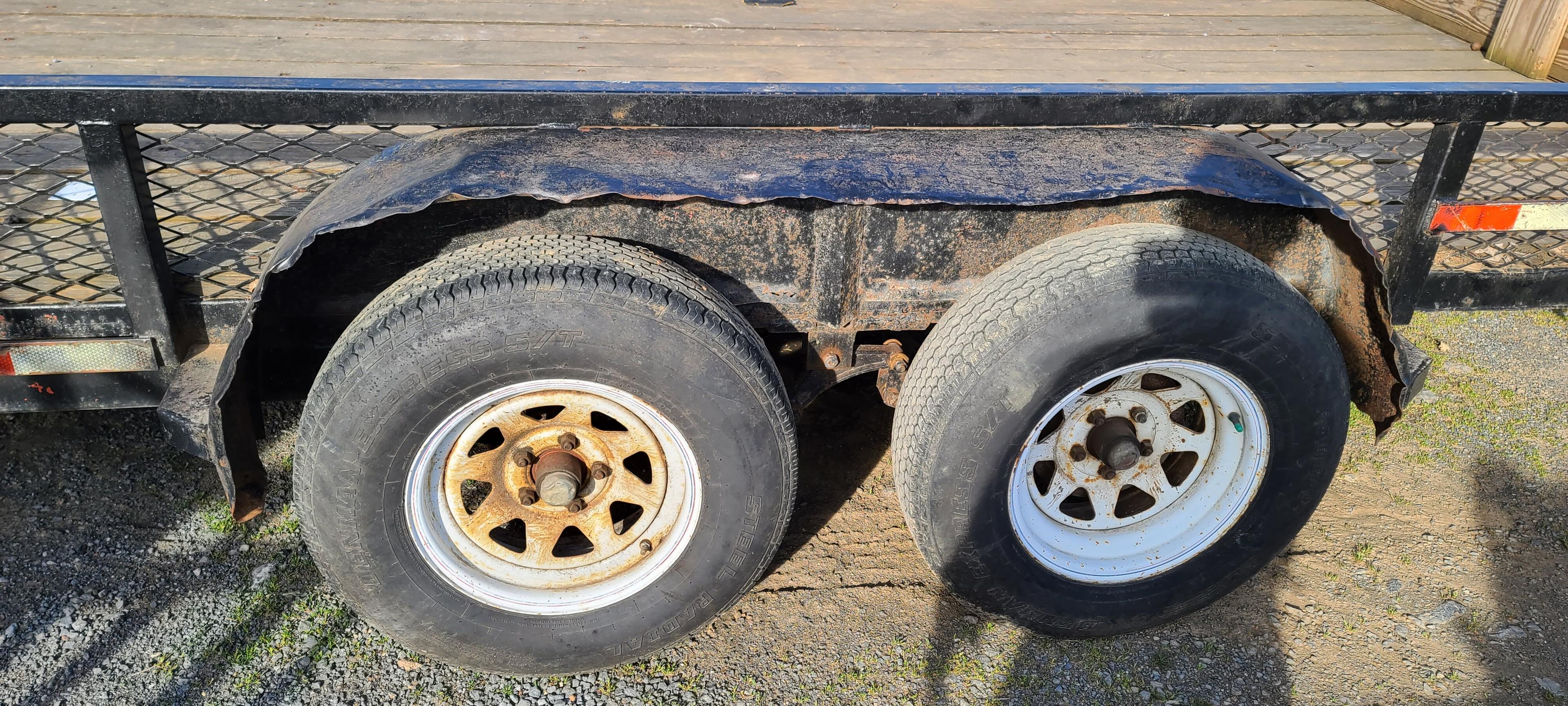 1998 2 axle Fender Trailer (TITLE)