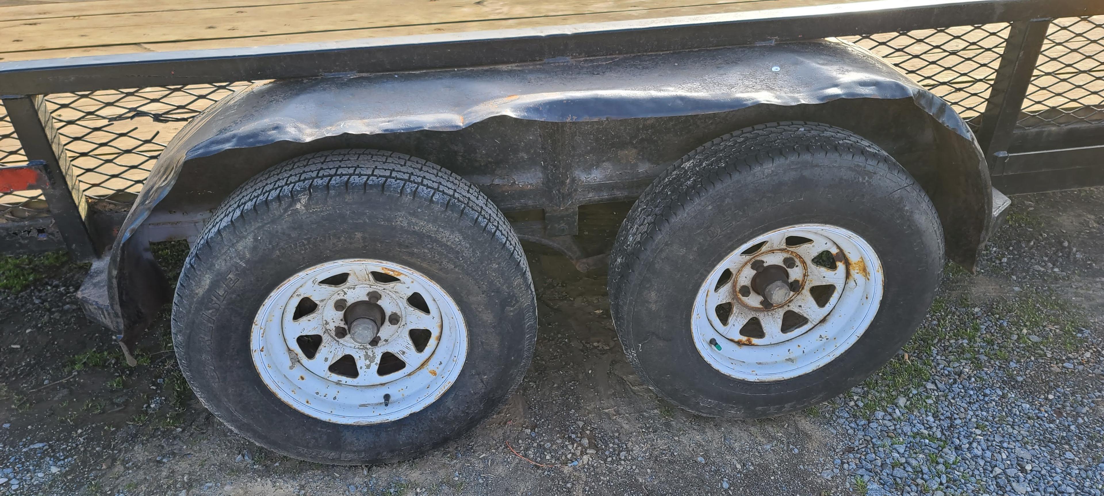 1998 2 axle Fender Trailer (TITLE)