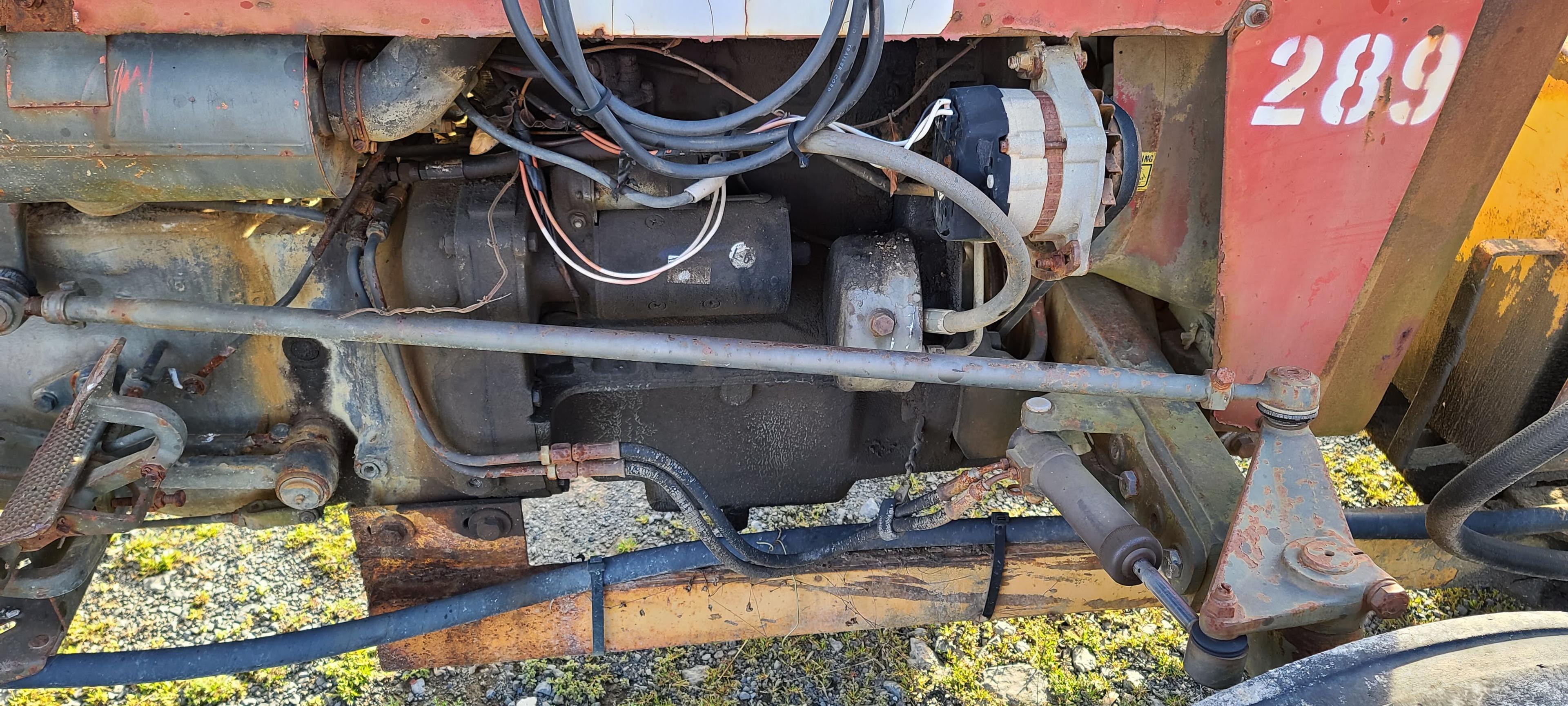 MF 240 w/ Broom (AS IS)