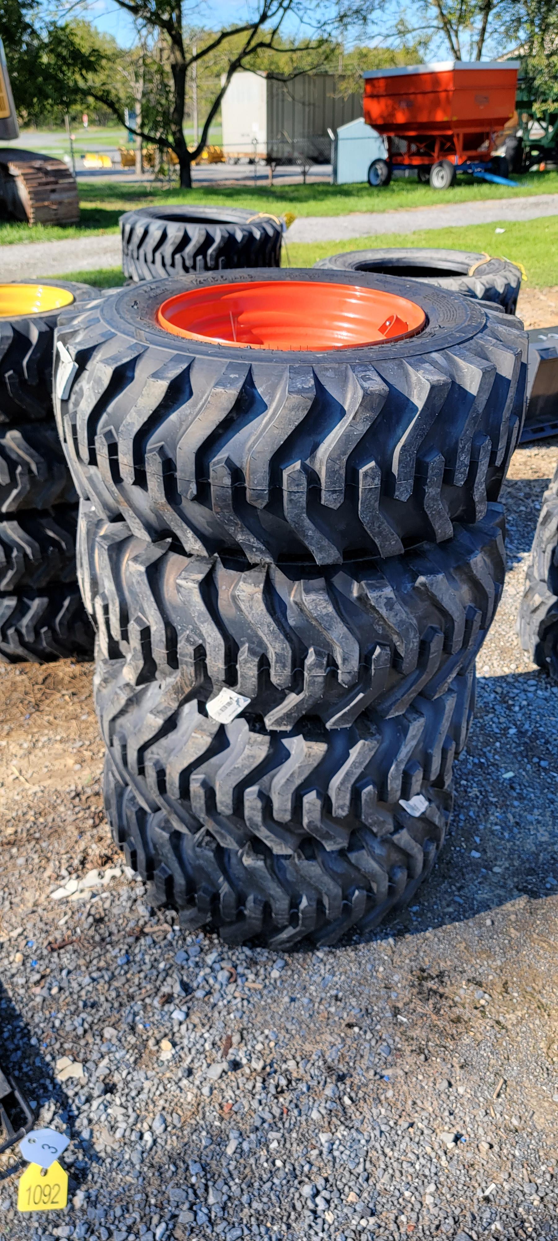 NEW 4-12-16.5 Skidloader Tires & Rims