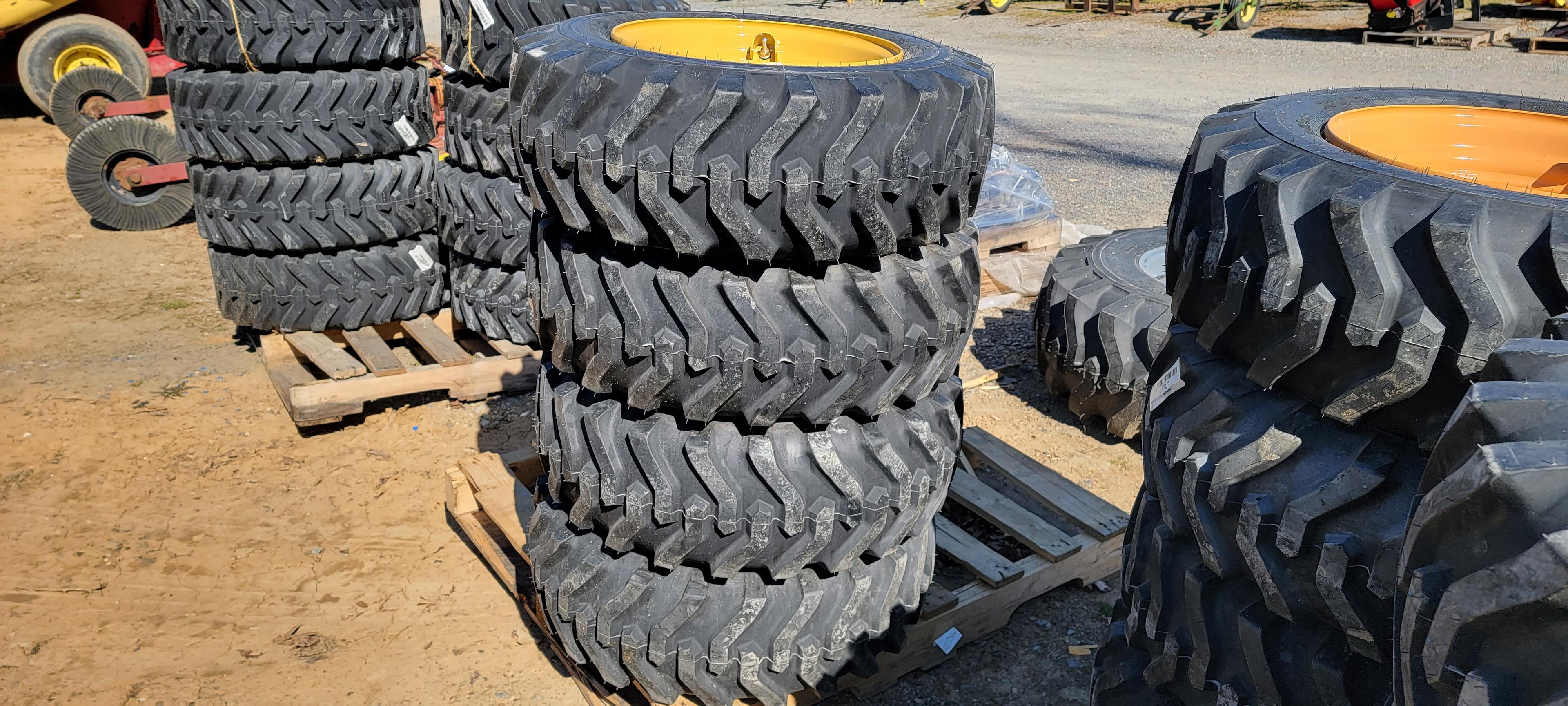 4-New 10x16.5 Skidloader Tires & Rims