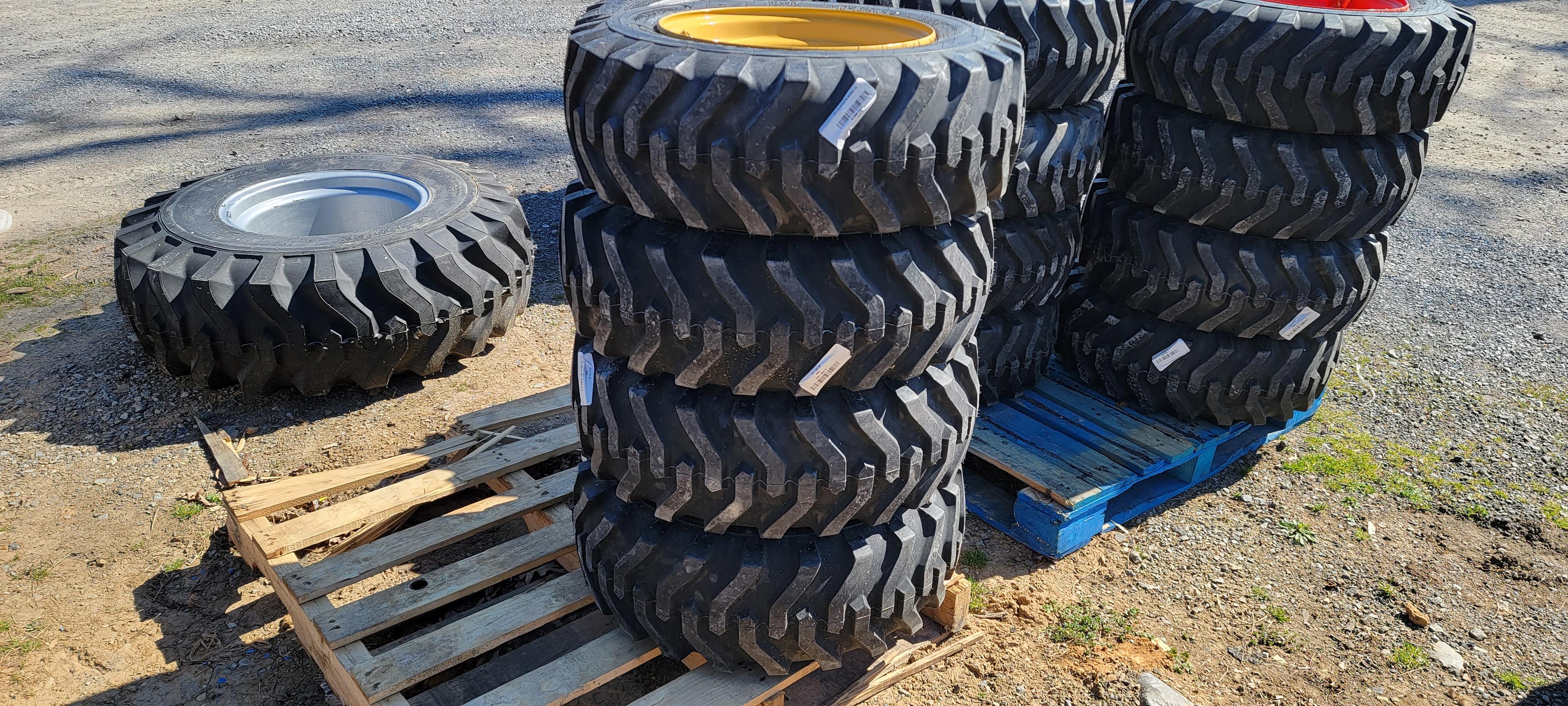 4-New 10x16.5 Skidloader Tires & Rims