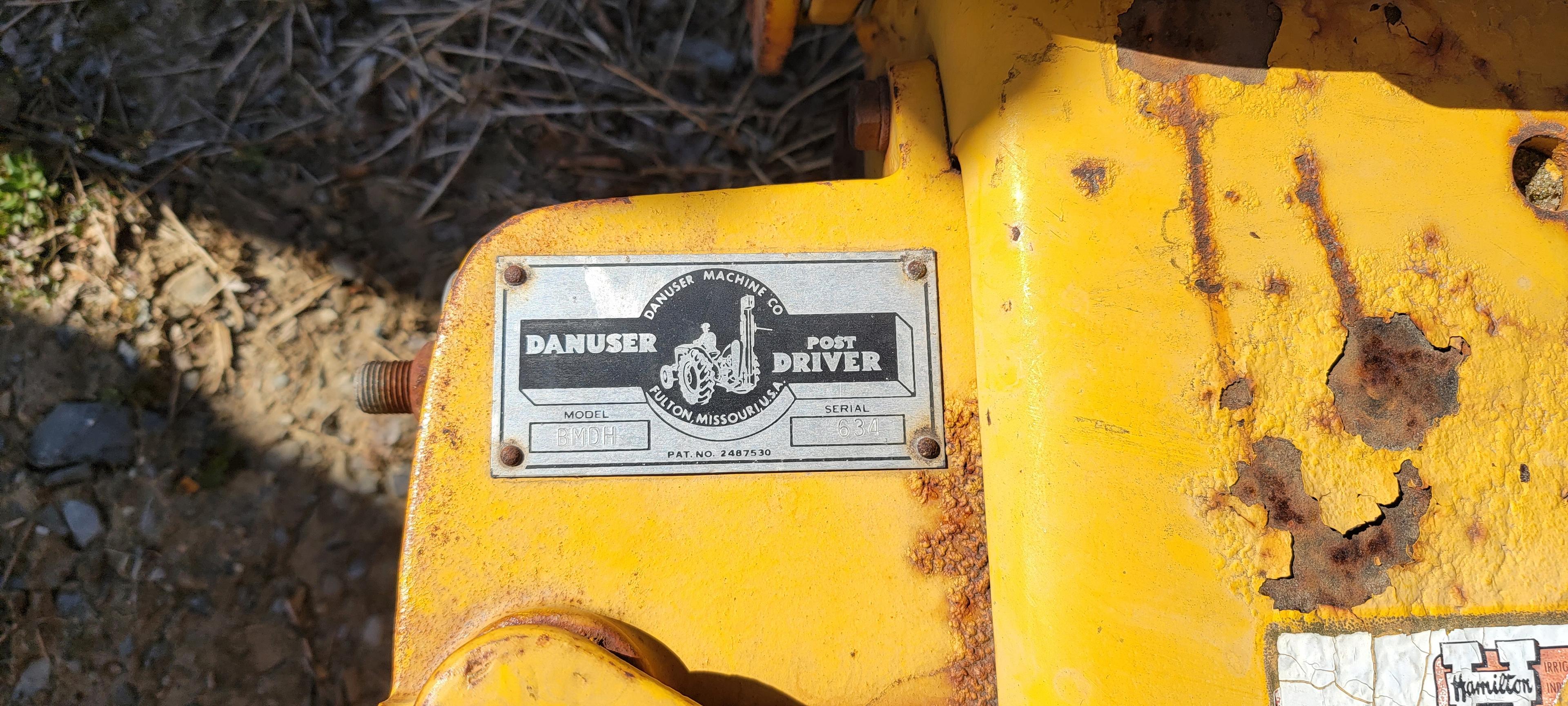 Danuser BMDH 3pt. Post Hole Digger