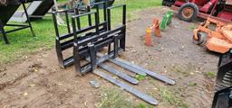 New Kivel 4200lb. Skidloader Forks