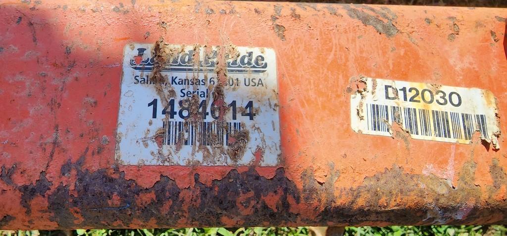Land Pride 6' 3pt. Box Blade
