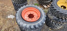New 4-10x16.5 Bobcat Skidloader Tires & Rims