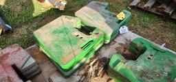8-John Deere Front Suitcase Weights