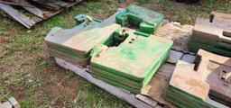 8-John Deere Front Suitcase Weights