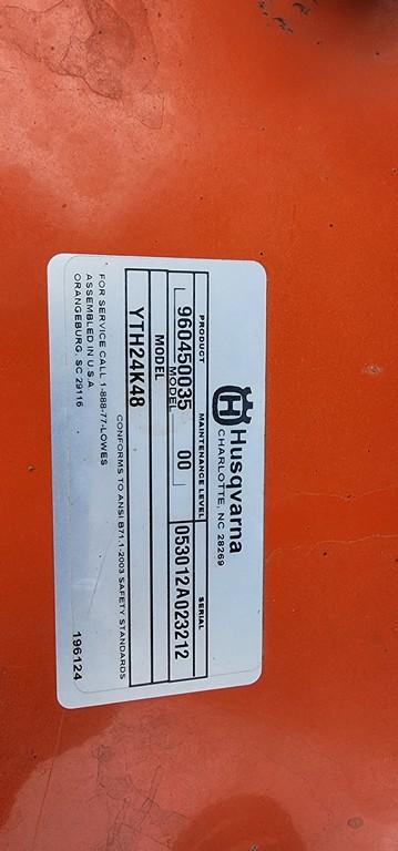 Husqvarna YTH24K48 Riding Mower (RUNS)