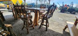 New High Top Table & 4-Chairs