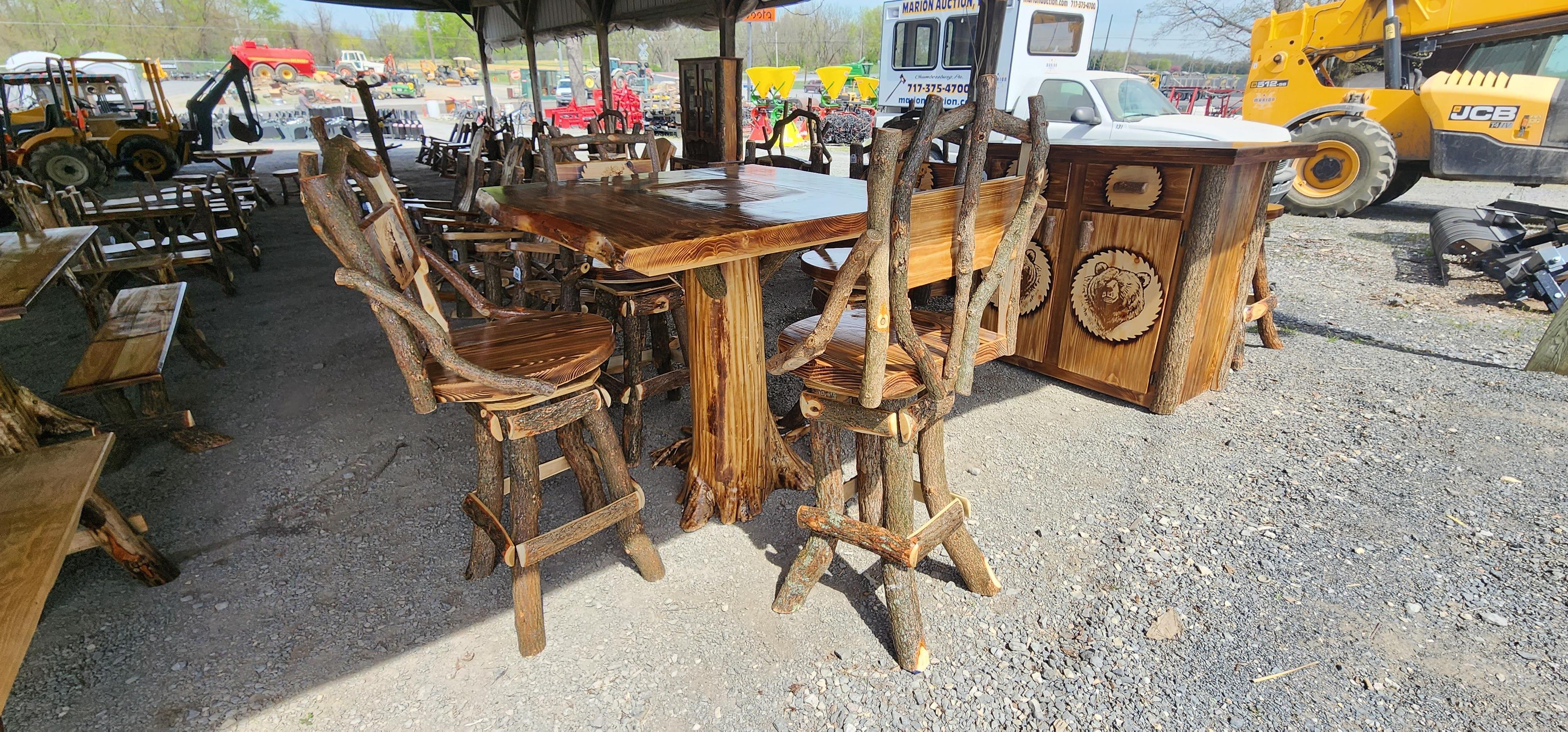 New High Top Table & 4-Chairs