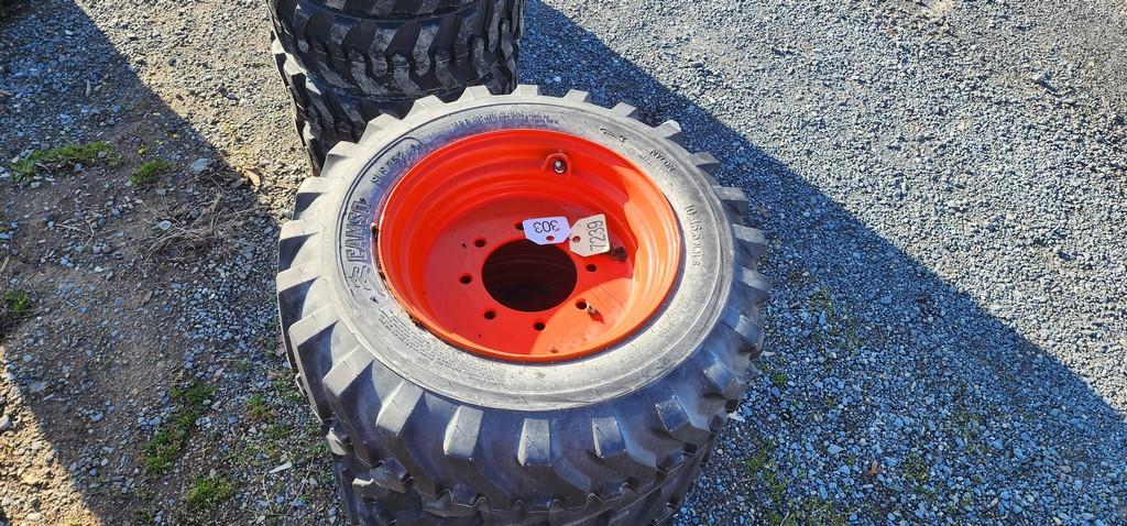 New 4-10-16.5 Casmo Skidloader Tires & Rims