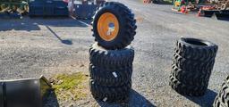 New 4-12-16.5 Casmo Skidloader Tires & Rims