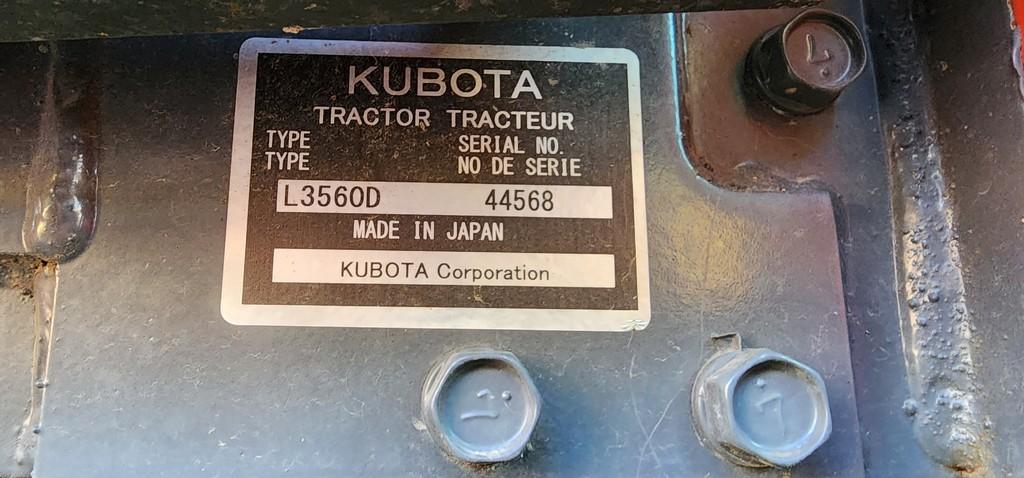 2021 Kubota L3560 Compact Loader Tractor (RIDE AND DRIVE) (LIKE NEW)