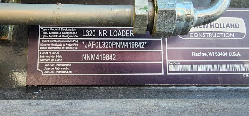 2022 New Holland L320 Skidloader (RIDE AND DRIVE) (LIKE NEW)