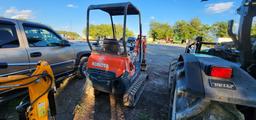 Kubota KX41-3V Mini Excavator (RUNS)
