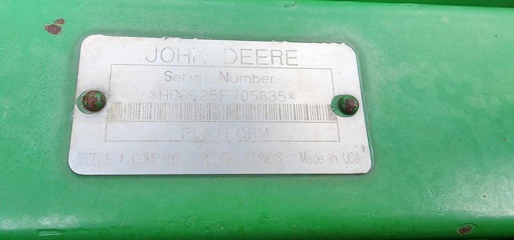 2004 John Deere 625F Hydraflex Grain Head