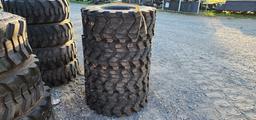 New 4-Forerunner 12-16.5 Skidloader Tires