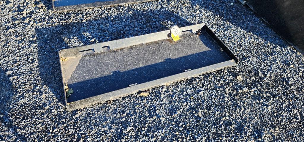 New Skidloader Plate