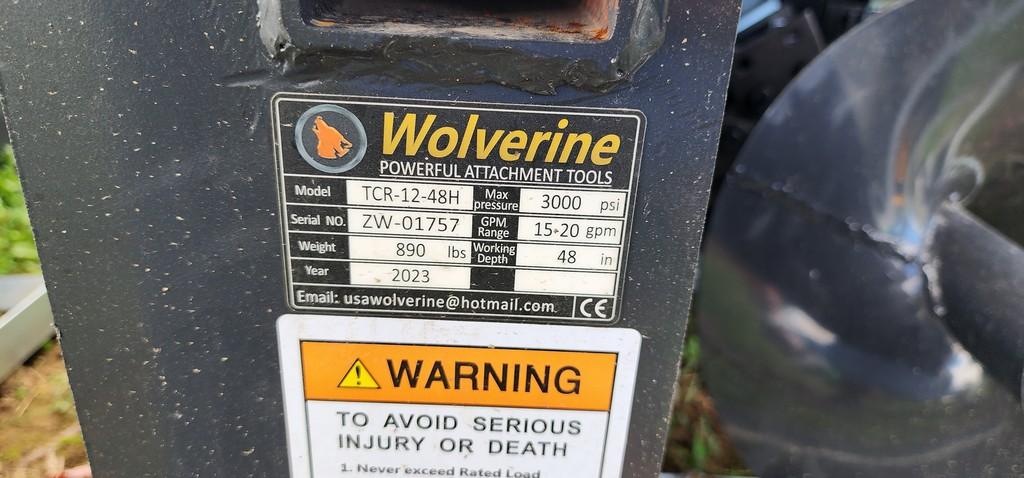 New Wolverine Skidloader Trencher